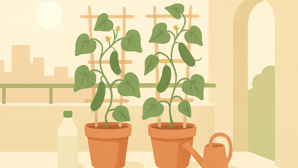 Growing Cucumbers in Pots in Melbourne